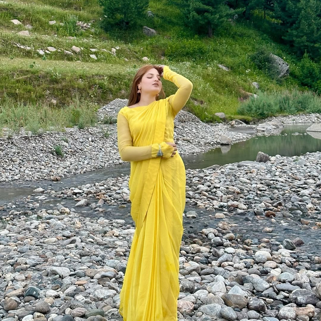 Glow Chiffon Saree